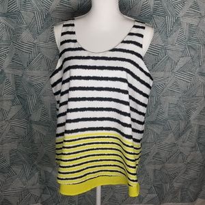 EUC BANANA REPUBLIC stripped top SZ L